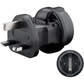 Goobay Goobay Mains Adapter UK, Black