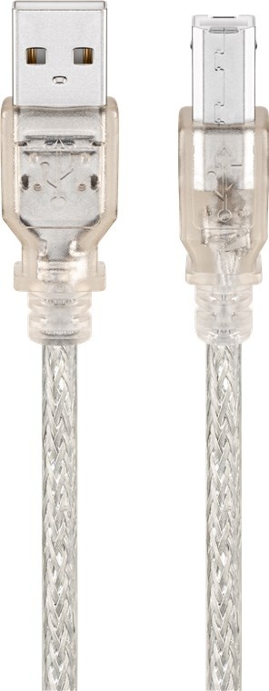 Goobay USB 2.0 Hi-Speed kabel, Transparant