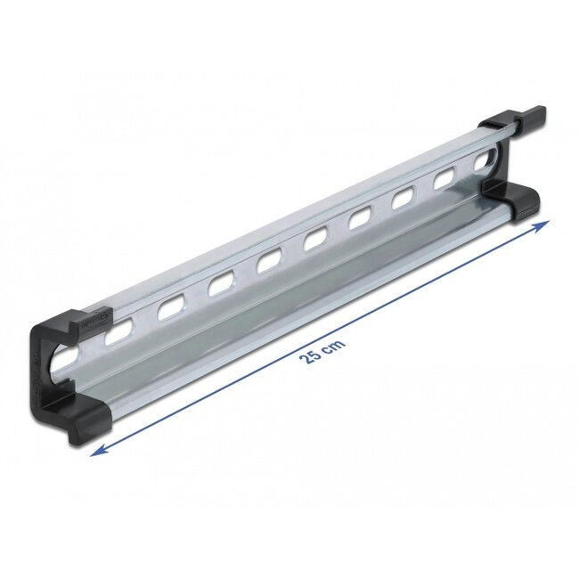 Delock DIN Rail 35 x 15 mm (25 cm) Steel