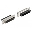 Delock D-Sub 25 pin crimp male to 2 x RJ45 female with assembly kit beige