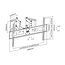 InLine® Hoek-Muurbeugel, voor LED/LCD/Plasma, 94-160cm (37-63"), tot 60kg