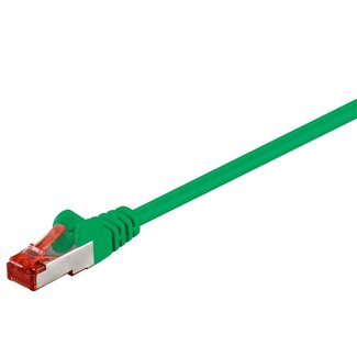 Goobay Goobay CAT 6 Patch Cable, S/FTP (PiMF), green 0.25 m