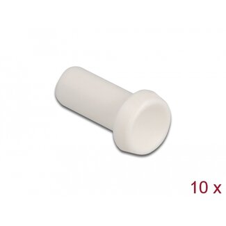 DeLOCK Delock Fiber optic dust cap for connector with 2.50 mm ferrule 10 pieces white