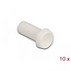 Delock Fiber optic dust cap for connector with 2.50 mm ferrule 10 pieces white