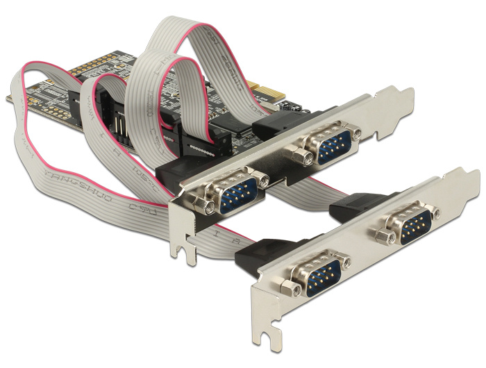 DeLOCK PCI Express Kaart > 4x Serieel interface kaart