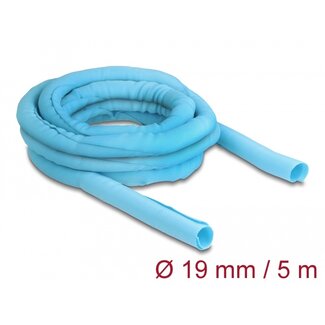 DeLOCK Delock Woven Sleeve self-closing heat-resistant 5 m x 19 mm blue