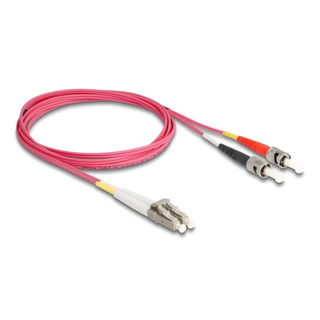 Delock Cable Optical Fibre LC > ST Multi-mode OM4 2 m