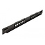 Delock 19″ Keystone Patch Panel 12 Port tool free