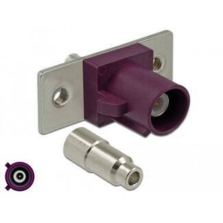 DeLOCK Delock FAKRA D plug spring pin for soldering 2 prepunched holes