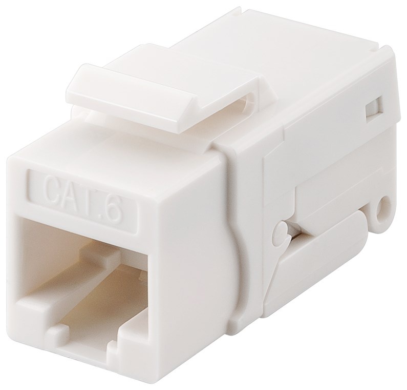 Goobay Wentronic KeyStone Cat6 UTP Toolless. Kleur van het product: Wit