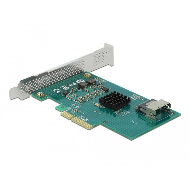 Delock PCI Express Card to 4 x SATA 6 Gb/s RAID and HyperDuo - Low Profile Form Factor
