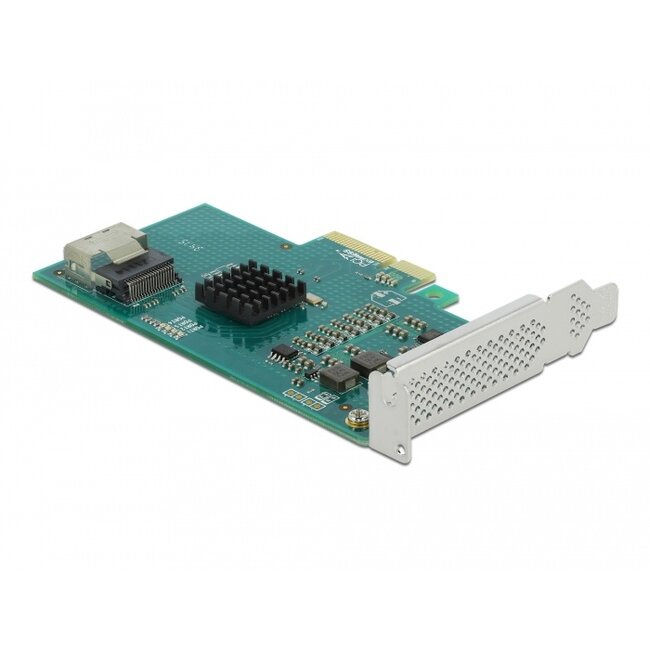 Delock PCI Express Card to 4 x SATA 6 Gb/s RAID and HyperDuo - Low Profile Form Factor
