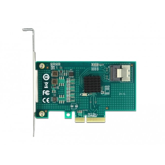 Delock PCI Express Card to 4 x SATA 6 Gb/s RAID and HyperDuo - Low Profile Form Factor