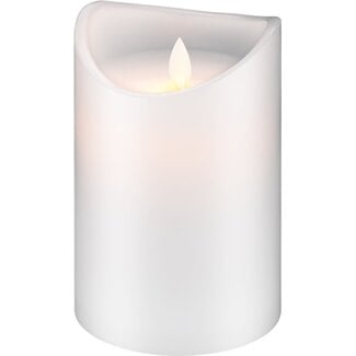 Goobay Goobay LED Real Wax Candle, White, 10 x 15 cm