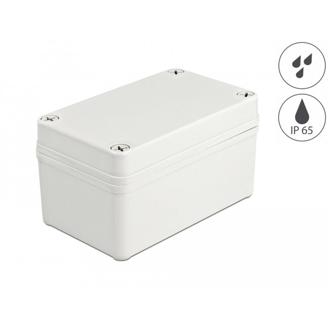 Delock Installation Housing IP65 waterproof 130 x 80 x 70 mm grey