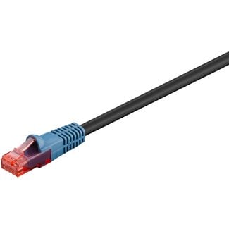 Goobay Goobay CAT 6 Outdoor Patch Cable, U/UTP, black 10 m