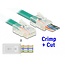 Delock RJ45 Crimp+Cut Plug Cat.5e UTP 20 pieces