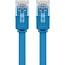 Goobay CAT 6 Flat Patch Cable, U/UTP, blue 5 m