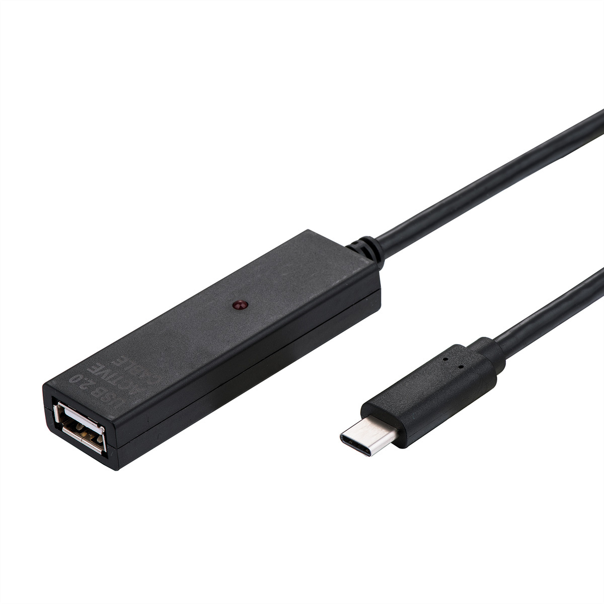 Roline Value 12.99.1113. Snoerlengte: 15 m, Aansluiting 1: USB C, Aansluiting 2: USB A, USB-versie: USB 2.0, Maximale overdrachtssnelheid van gegevens: 480 Mbit/s, Kleur van het pr
