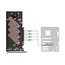 Delock PCI Express 4.0 x16 Card to 4 x internal NVMe M.2 Key M with Heat Sink and Fan - Bifurcation