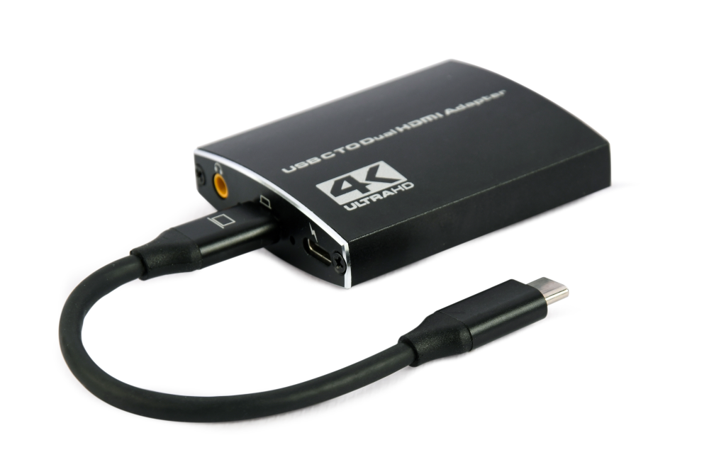Kabel USB-C naar HDMI GEMBIRD A-CM-HDMIF2-01 Zwart