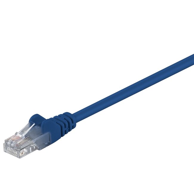 Goobay CAT 5e Patch Cable, U/UTP, blue 1.5 m