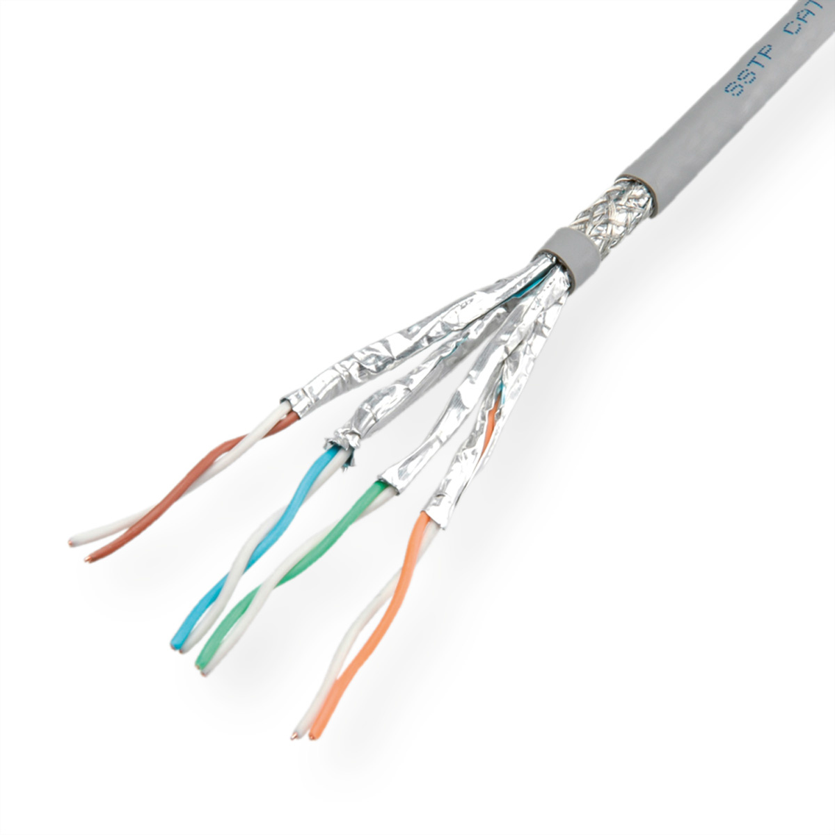 Roline Value 21.99.0892. Snoerlengte: 300 m, Kabel standaard: Cat6, Kabelafscherming: S/FTP (S-STP)