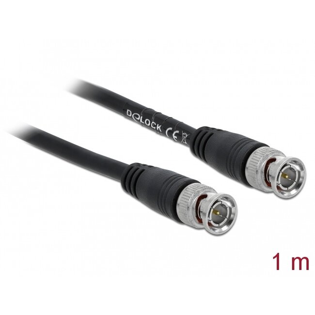 Delock Cable BNC male to BNC male 1 m