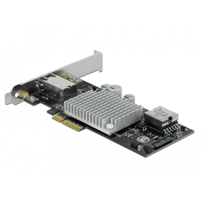 Delock PCI Express Card to 1 x 10GBase-T LAN PoE+ RJ45
