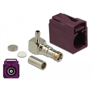 DeLOCK Delock FAKRA D jack 90° for crimping