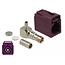Delock FAKRA D jack 90° for crimping