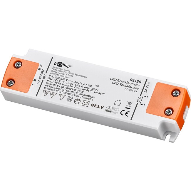Goobay LED Transformer 24 V/30 W
