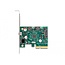 Delock PCI Express x4 Card to 1 x external USB 10 Gbps Type-C™ female + 1 x external USB 10 Gbps Type-A female - Low Profile Form Factor