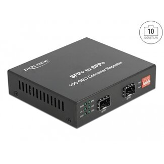 DeLOCK Delock Media Converter 10GBase-R SFP+ to SFP+