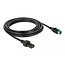 Delock PoweredUSB cable male 12 V > 2 x 4 pin male 4 m for POS printers and terminals