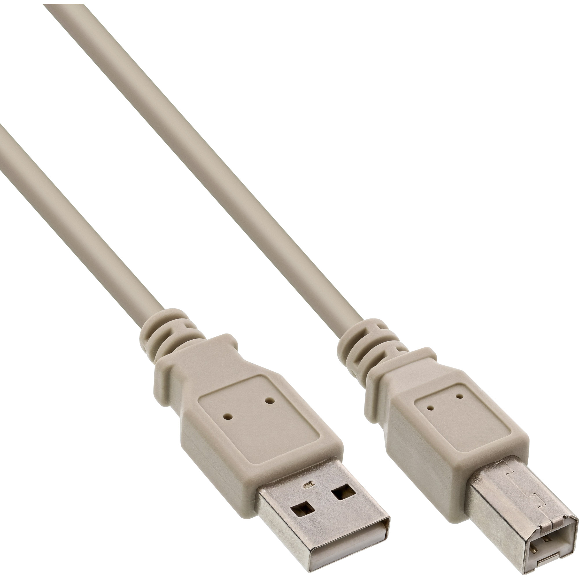 InLine 34518L. Snoerlengte: 1,8 m, Aansluiting 1: USB A, Aansluiting 2: USB B, Geslacht connector: Mannelijk/Mannelijk, Maximale overdrachtssnelheid van gegevens: 480 Mbit/s, Kleur