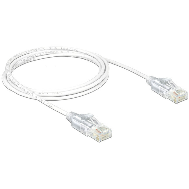 Delock Cable RJ45 Cat.6 UTP Slim 2 m