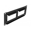 Delock Easy 45 10″ Patch Panel cut-out 2 x 90.5 x 45.2 mm, 2U, black