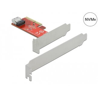 DeLOCK Delock PCI Express x4 Card to 1 x internal SFF-8654 4i NVMe - Low Profile Form Factor