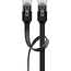 Goobay CAT 6 Flat Patch Cable, U/UTP, black 3 m