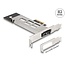 Delock Mobile Rack PCI Express Card for 1 x M.2 NMVe SSD - Low Profile Form Factor