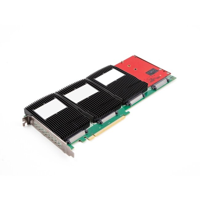 Delock PCI Express 4.0 x16 Card to 4 x internal U.2 NVMe SFF-8639 - Bifurcation (LxW: 288 x 122 mm)
