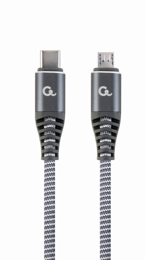 Gembird CC-USB2B-CMMBM-1.5M USB-kabel 1,5 m USB 2.0 USB C Micro-USB B Grijs