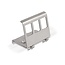 Delock Keystone Metal Mounting 3 Port for DIN rail