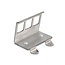 Delock Keystone Metal Mounting 3 Port for DIN rail