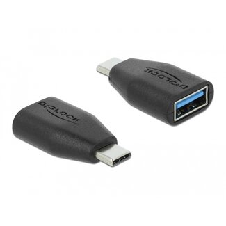 DeLOCK Delock Adapter SuperSpeed USB 10 Gbps (USB 3.1 Gen 2) USB Type-C™ male > Type-A female