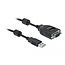 Delock USB Type-A to Serial DB9 Adapter with 9 LED RS-232 Tester