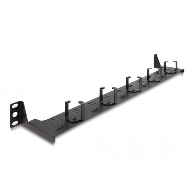 Delock 19″ Fiber Optic Routing Panel 1U black
