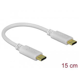 DeLOCK Delock USB Type-C™ Charging Cable 15 cm PD 100 W with E-Marker