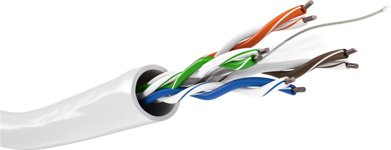 CAT6 Netwerkkabel - Zonder connector - wit - 305 m